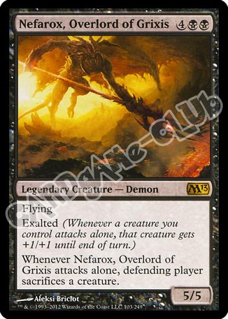 103 / 249 Nefarox, Overlord of Grixis rara (EN) -NEAR MINT-