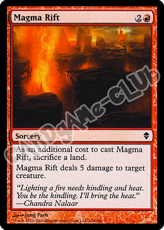 136 / 249 Magma Rift comune (EN) -NEAR MINT-