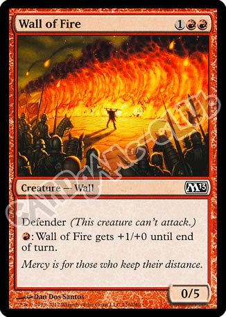 156 / 249 Wall of Fire comune (EN) -NEAR MINT-