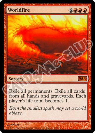 158 / 249 Worldfire rara mitica (EN) -NEAR MINT-