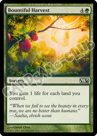 163 / 249 Bountiful Harvest comune (EN) -NEAR MINT-