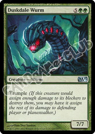 166 / 249 Duskdale Wurm non comune (EN) -NEAR MINT-