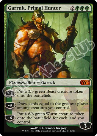 174 / 249 Garruk, Primal Hunter rara mitica (EN) -NEAR MINT-