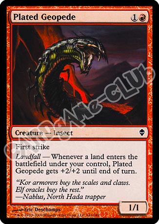 141 / 249 Plated Geopede comune (EN) -NEAR MINT-