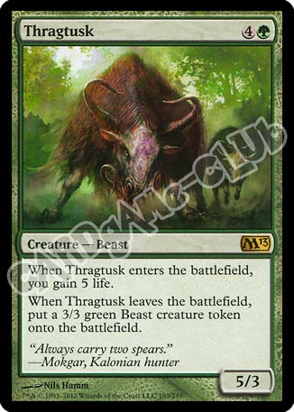 193 / 249 Thragtusk rara (EN) -NEAR MINT-