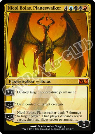 199 / 249 Nicol Bolas, Planeswalker rara mitica (EN) -NEAR MINT-