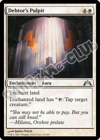 010 / 249 Debtor's Pulpit non comune (EN) -NEAR MINT-