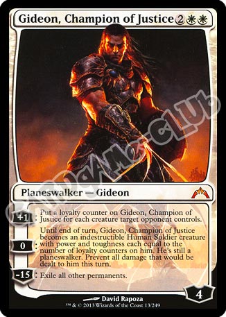 013 / 249 Gideon, Champion of Justice rara mitica (EN) -NEAR MINT-