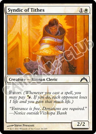 026 / 249 Syndic of Tithes comune (EN) -NEAR MINT-