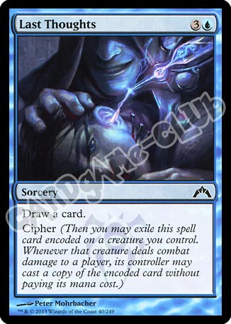 040 / 249 Last Thoughts comune (EN) -NEAR MINT-