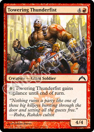 109 / 249 Towering Thunderfist comune (EN) -NEAR MINT-