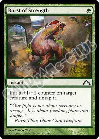 115 / 249 Burst of Strength comune (EN) -NEAR MINT-