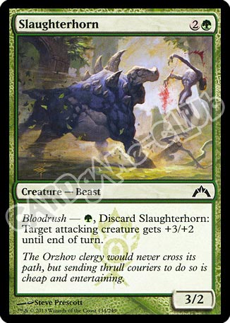 134 / 249 Slaughterhorn comune (EN) -NEAR MINT-