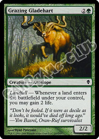 163 / 249 Grazing Gladehart comune (EN) -NEAR MINT-