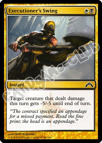 161 / 249 Executioner's Swing comune (EN) -NEAR MINT-