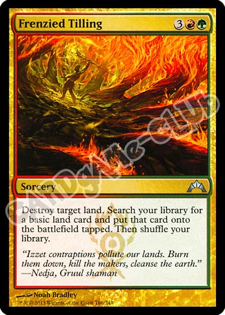 166 / 249 Frenzied Tilling non comune (EN) -NEAR MINT-