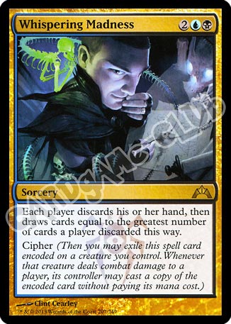 207 / 249 Whispering Madness rara (EN) -NEAR MINT-