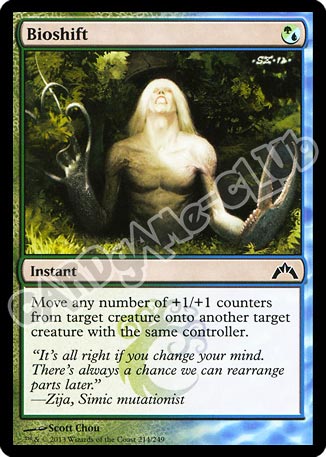 214 / 249 Bioshift comune (EN) -NEAR MINT-