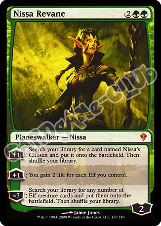 170 / 249 Nissa Revane rara mitica (EN) -NEAR MINT-