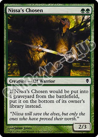 171 / 249 Nissa's Chosen comune (EN) -NEAR MINT-