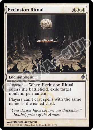 010 / 175 Exclusion Ritual non comune (EN) -NEAR MINT-