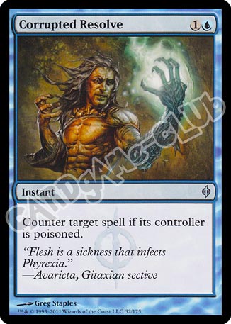 032 / 175 Corrupted Resolve non comune (EN) -NEAR MINT-