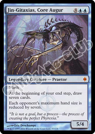 037 / 175 Jin-Gitaxias, Core Augur rara mitica (EN) -NEAR MINT-