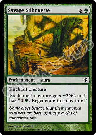 181 / 249 Savage Silhouette comune (EN) -NEAR MINT-