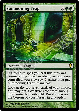 184 / 249 Summoning Trap rara (EN) -NEAR MINT-