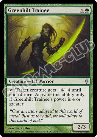 112 / 175 Greenhilt Trainee non comune (EN) -NEAR MINT-