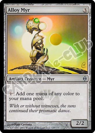 129 / 175 Alloy Myr non comune (EN) -NEAR MINT-