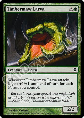 189 / 249 Timbermaw Larva comune (EN) -NEAR MINT-