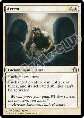 003 / 274 Arrest non comune (EN) -NEAR MINT-