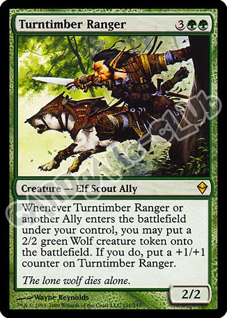 191 / 249 Turntimber Ranger rara (EN) -NEAR MINT-