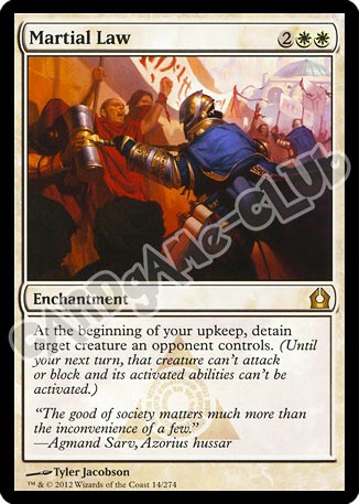 014 / 274 Martial Law rara (EN) -NEAR MINT-