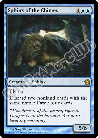 052 / 274 Sphinx of the Chimes rara (EN) -NEAR MINT-