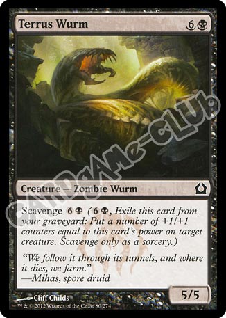 080 / 274 Terrus Wurm comune (EN) -NEAR MINT-