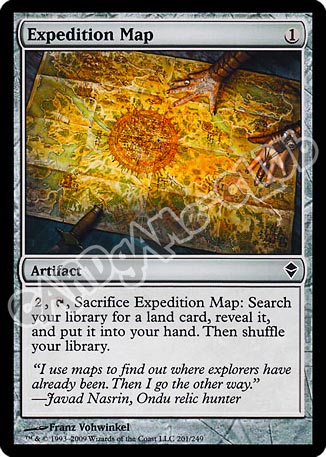 201 / 249 Expedition Map comune (EN) -NEAR MINT-
