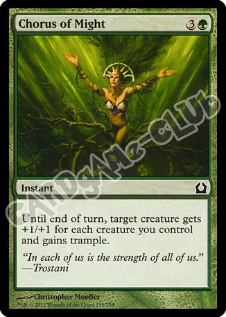 119 / 274 Chorus of Might comune (EN) -NEAR MINT-