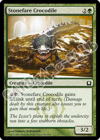 136 / 274 Stonefare Crocodile comune (EN) -NEAR MINT-