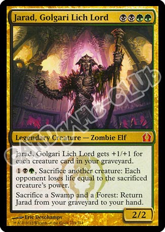 174 / 274 Jarad, Golgari Lich Lord rara mitica (EN) -NEAR MINT-