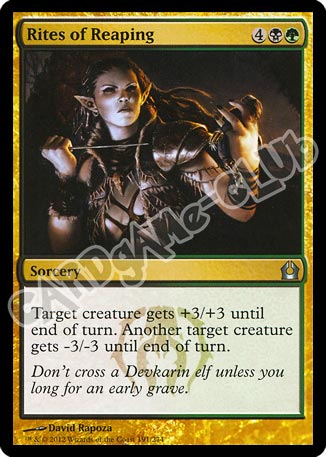 191 / 274 Rites of Reaping non comune (EN) -NEAR MINT-