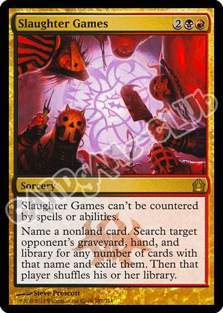 197 / 274 Slaughter Games rara (EN) -NEAR MINT-