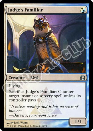 218 / 274 Judge's Familiar non comune (EN) -NEAR MINT-