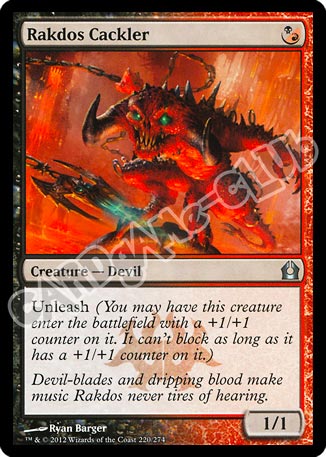 220 / 274 Rakdos Cackler non comune (EN) -NEAR MINT-