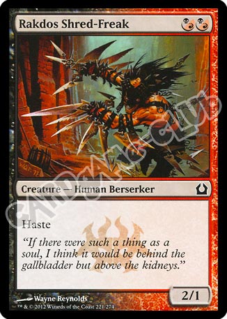 221 / 274 Rakdos Shred-Freak comune (EN) -NEAR MINT-