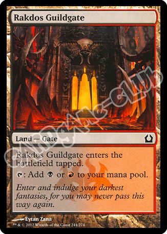 244 / 274 Rakdos Guildgate comune (EN) -NEAR MINT-