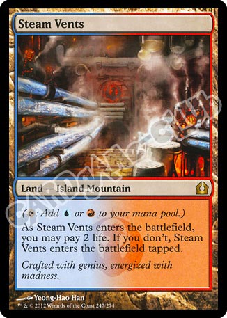 247 / 274 Steam Vents rara (EN) -NEAR MINT-