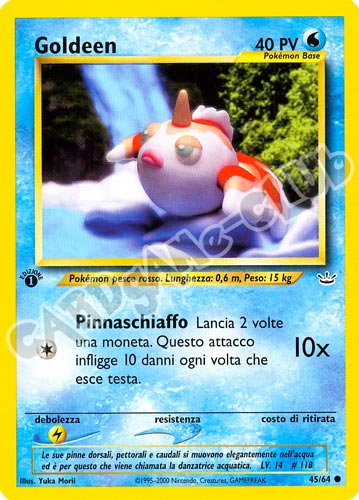 45 / 64 Goldeen comune 1a edizione (IT) -NEAR MINT-