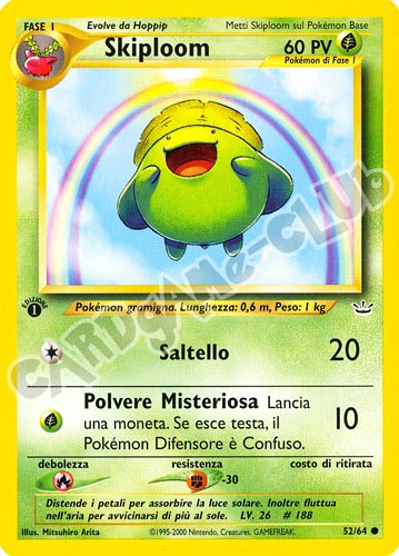 52 / 64 Skiploom comune 1a edizione (IT) -NEAR MINT-